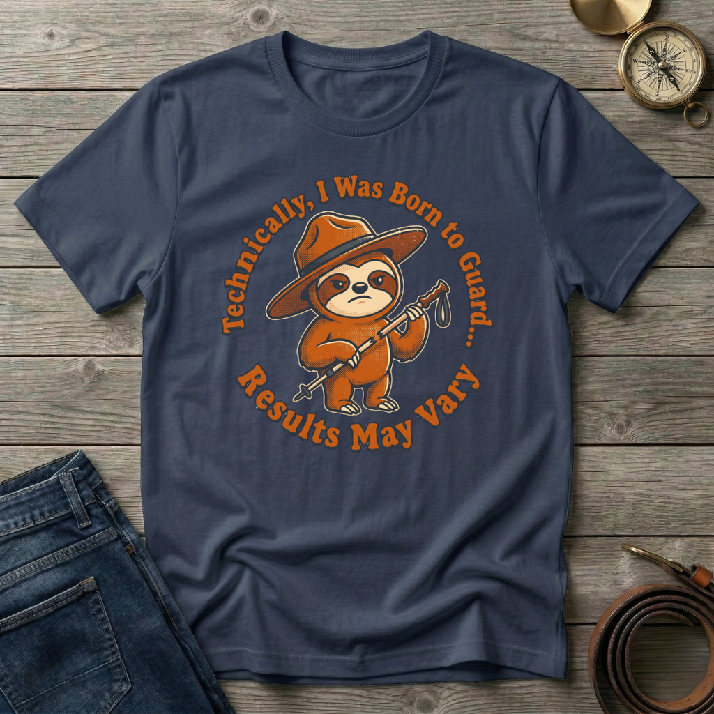 I WAS BORN TO GUARD T-SHIRT