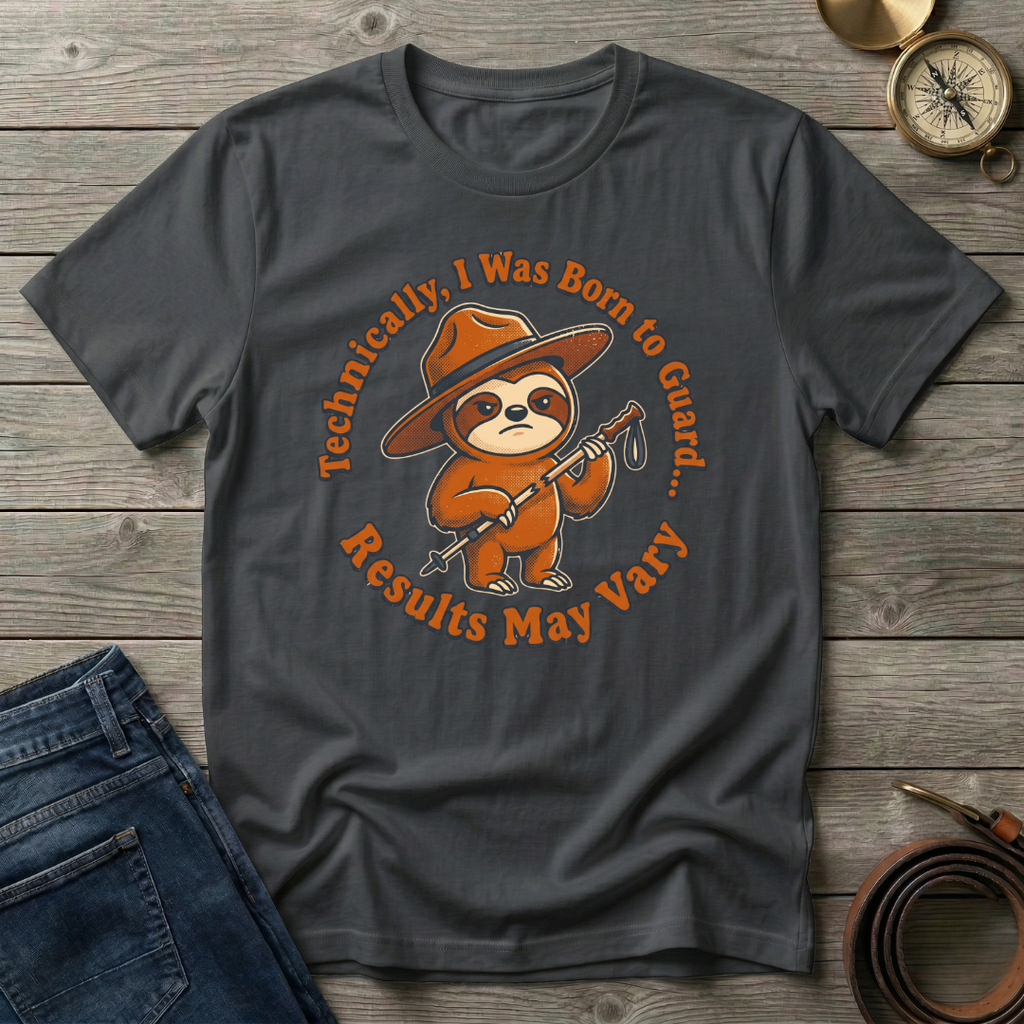 I WAS BORN TO GUARD T-SHIRT