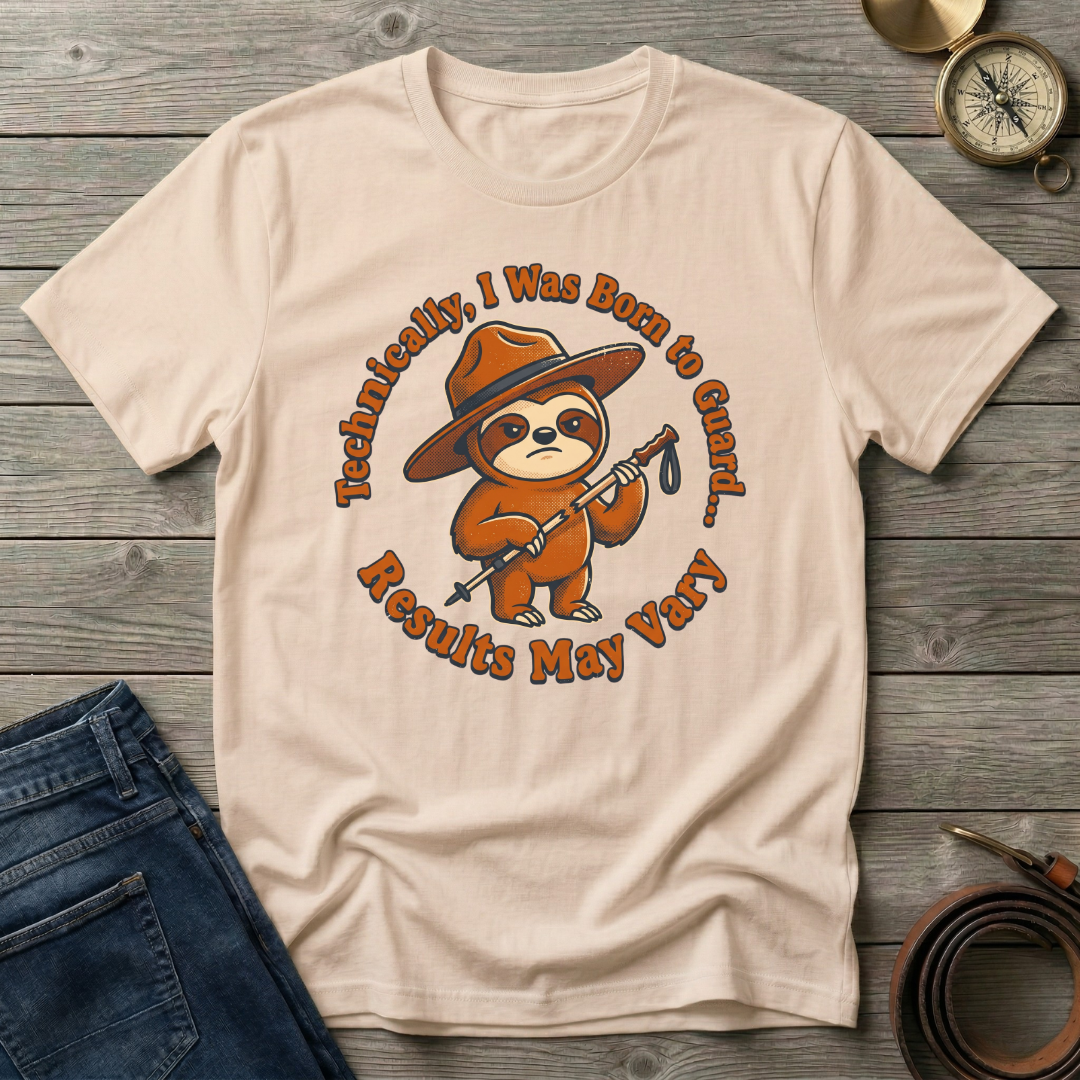 I WAS BORN TO GUARD T-SHIRT