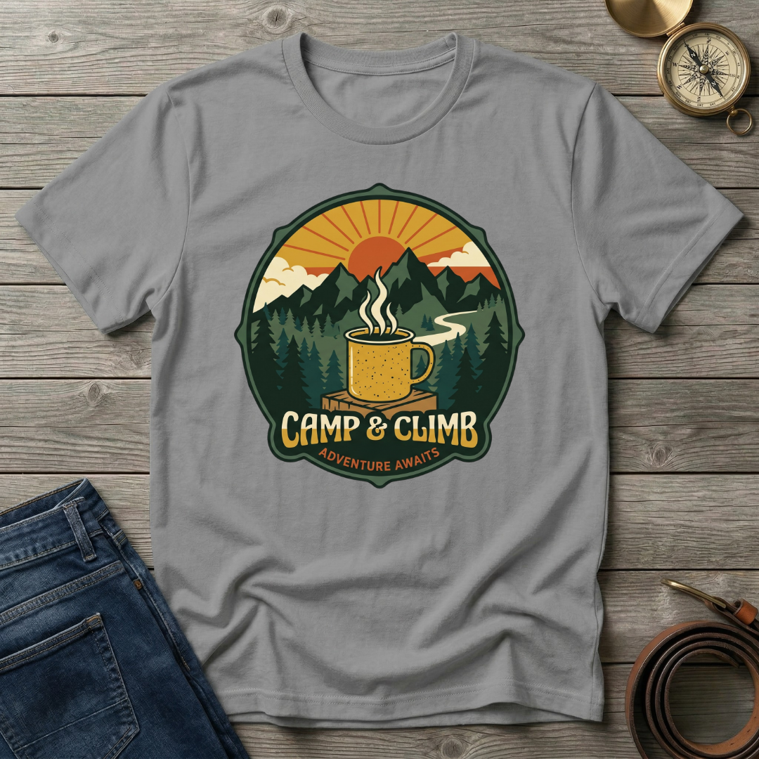 CAMP AND CLIMB T-SHIRT