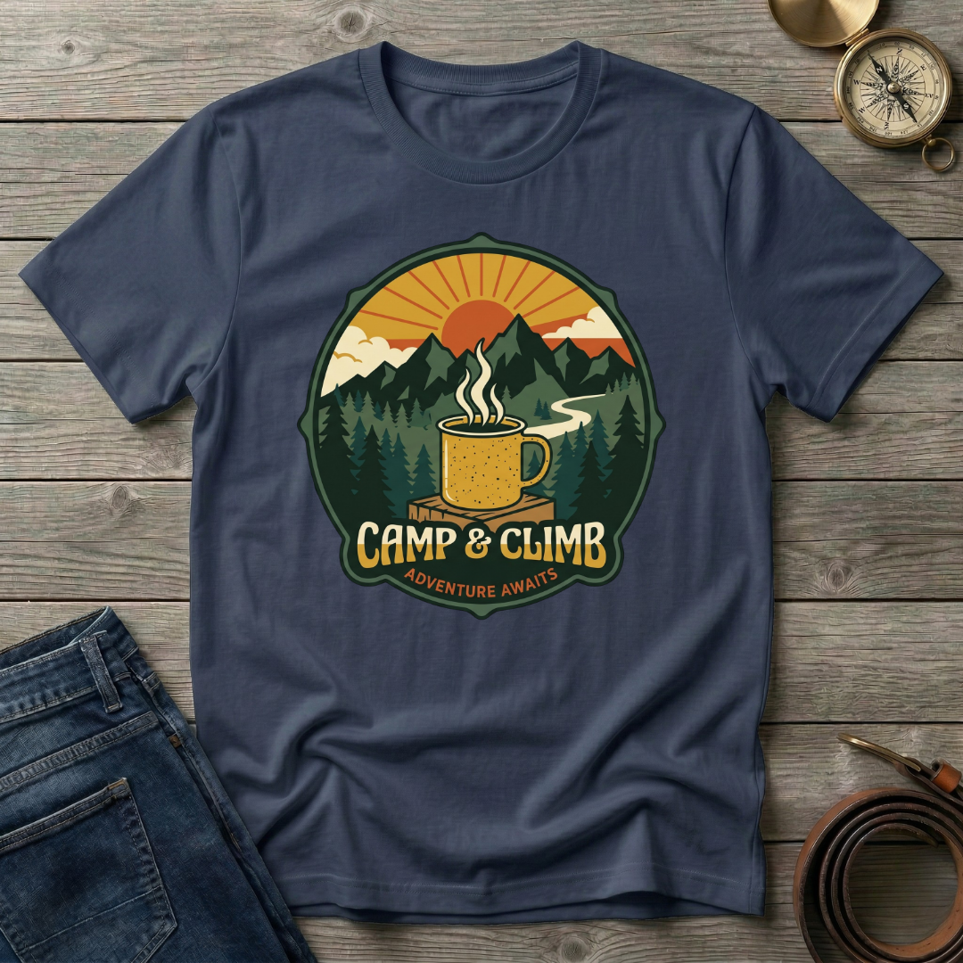 CAMP AND CLIMB T-SHIRT