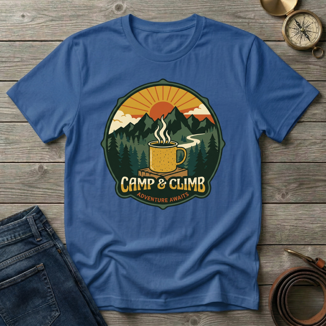 CAMP AND CLIMB T-SHIRT