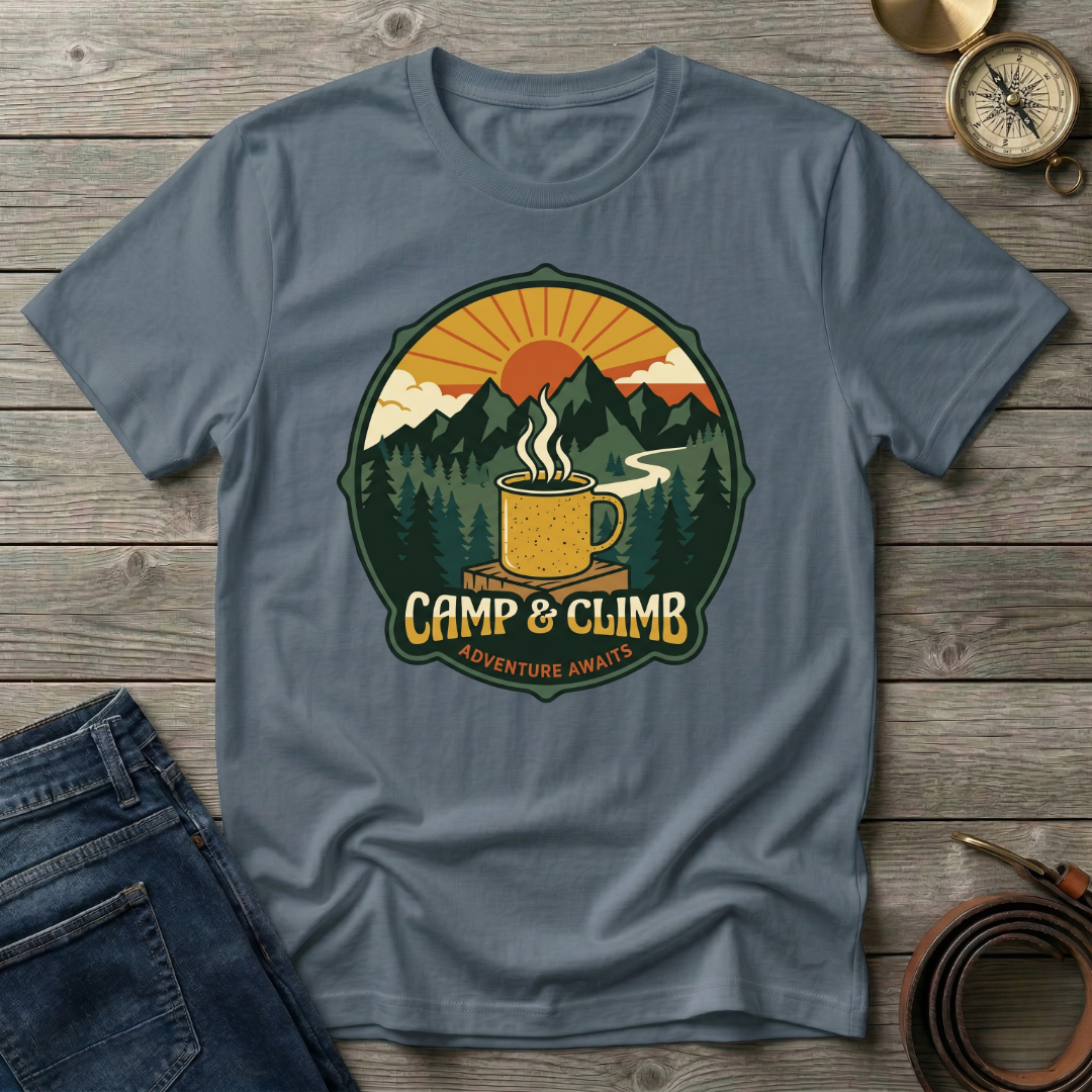 CAMP AND CLIMB T-SHIRT