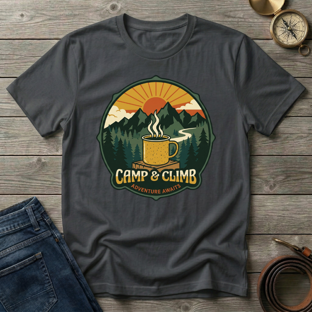 CAMP AND CLIMB T-SHIRT