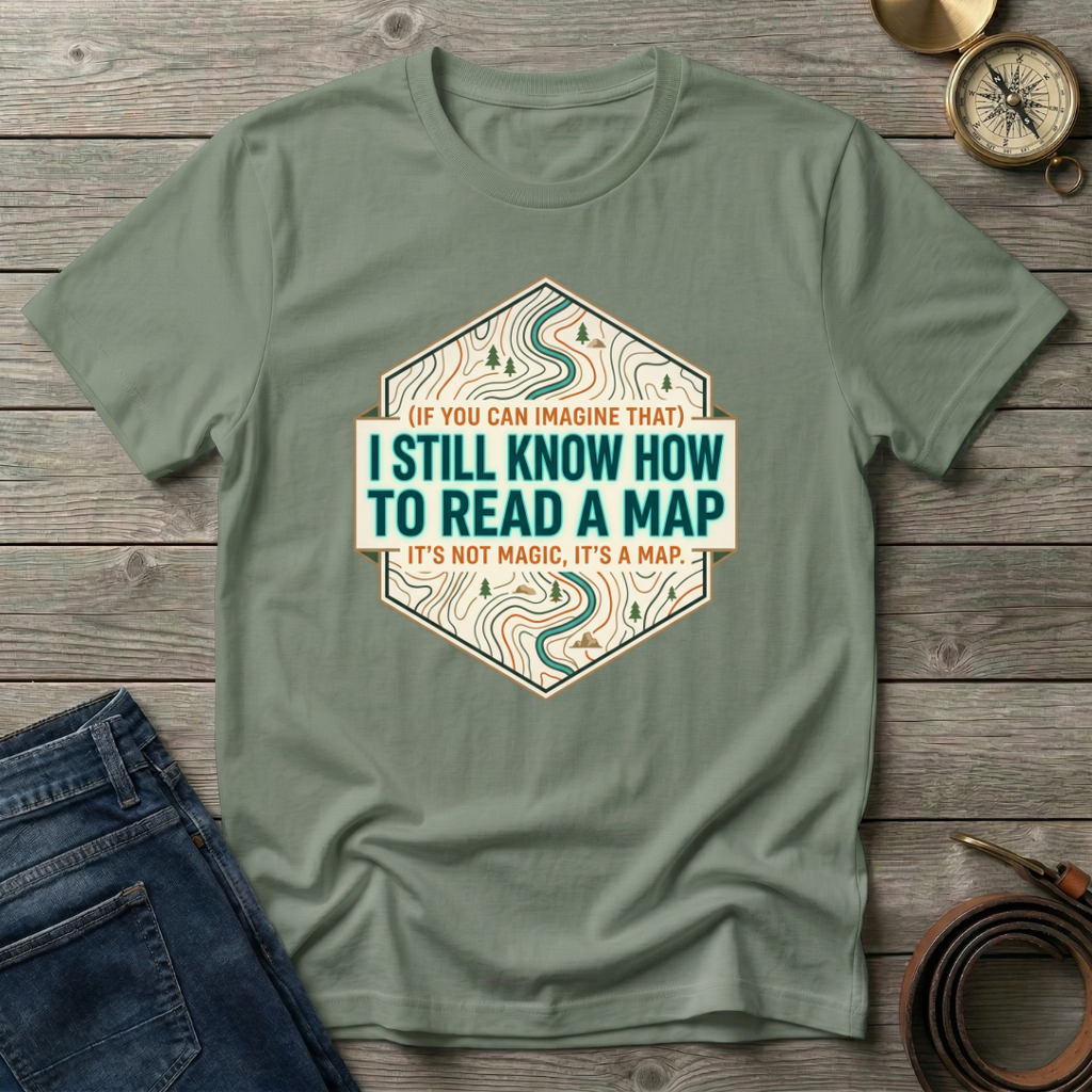 HOW TO READ A MAP T-SHIRT
