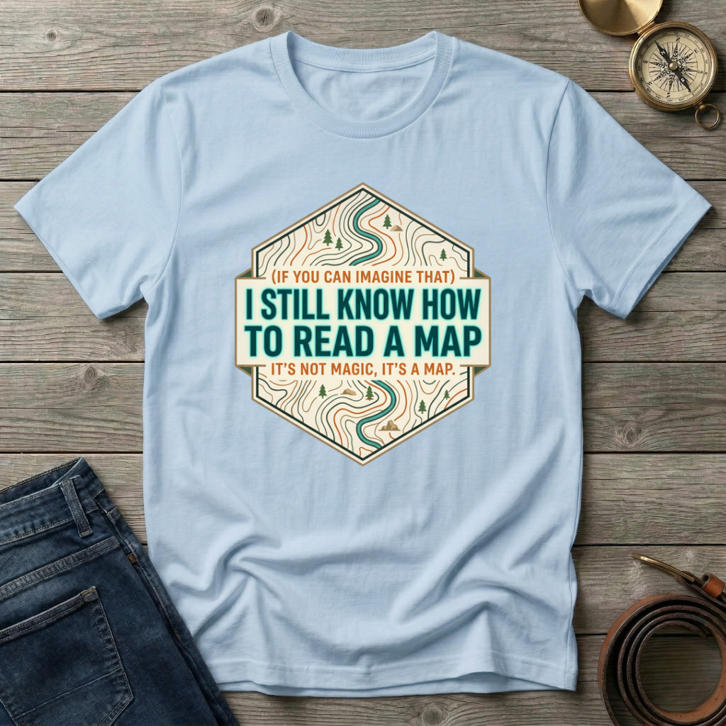HOW TO READ A MAP T-SHIRT