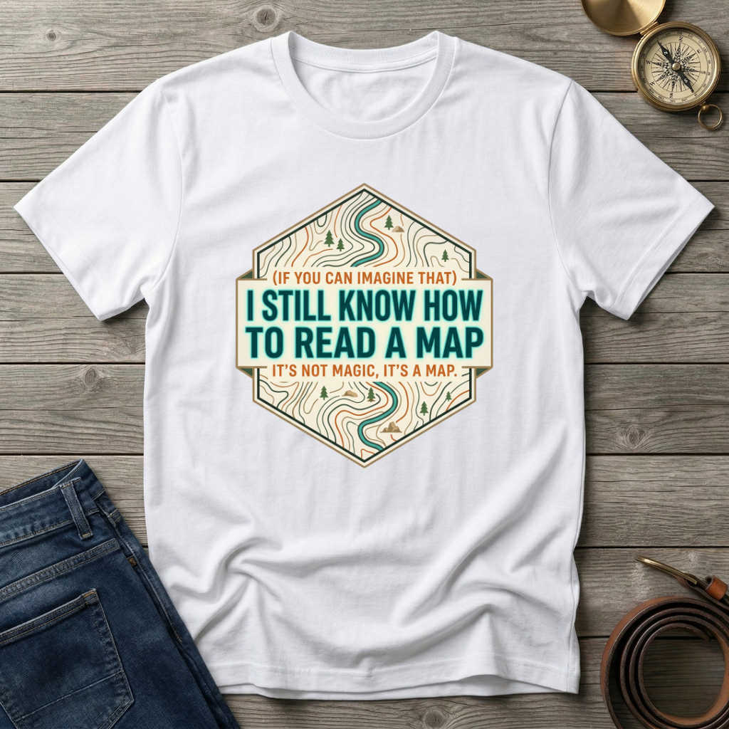 HOW TO READ A MAP T-SHIRT