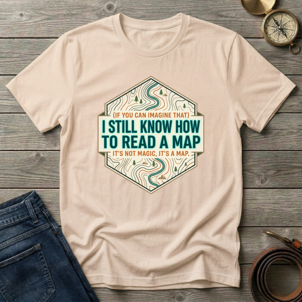 HOW TO READ A MAP T-SHIRT