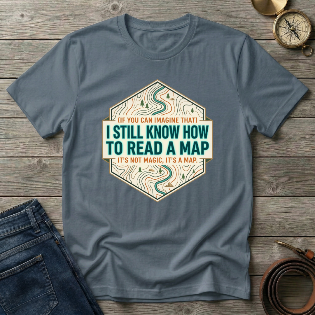 HOW TO READ A MAP T-SHIRT