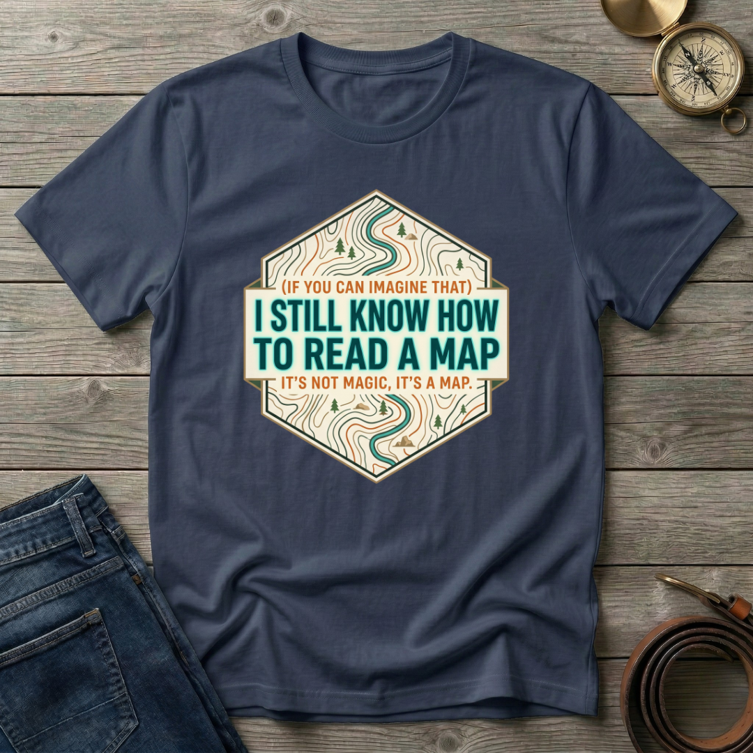 HOW TO READ A MAP T-SHIRT