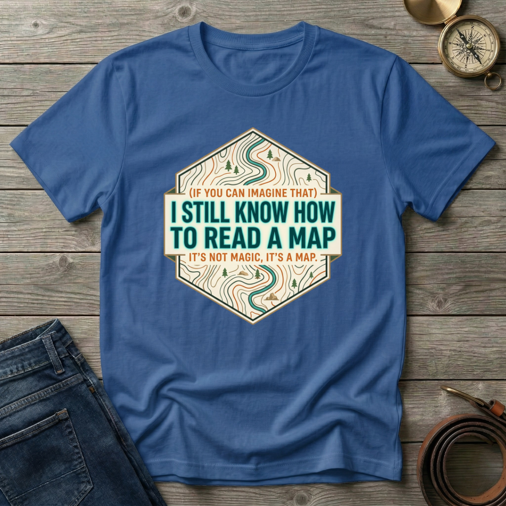 HOW TO READ A MAP T-SHIRT