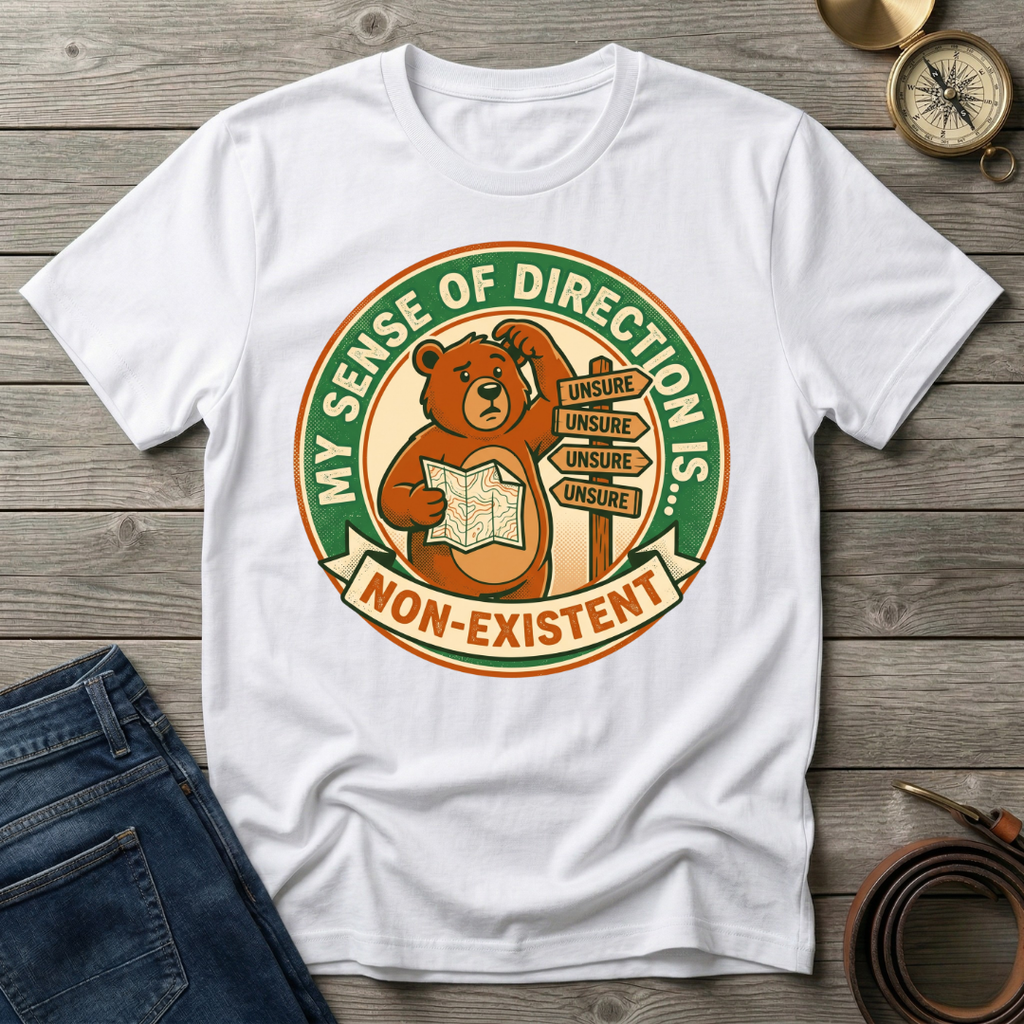 MY SENSE OF DIRECTION IS.. T-SHIRT