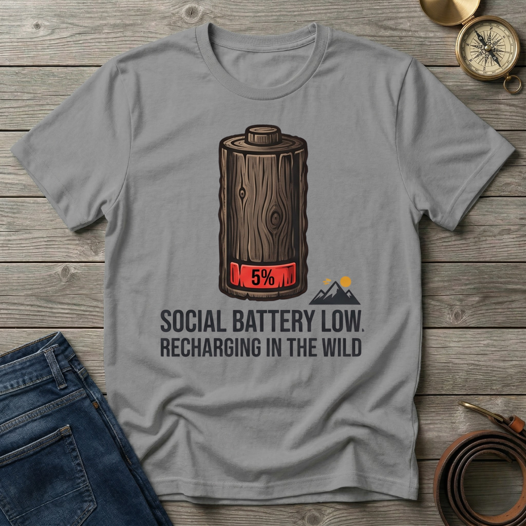 SOCIAL BATTERY LOW  T-SHIRT
