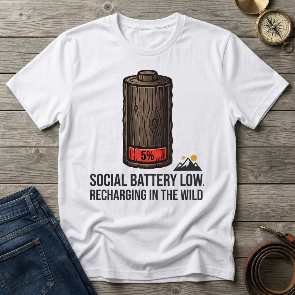 SOCIAL BATTERY LOW  T-SHIRT