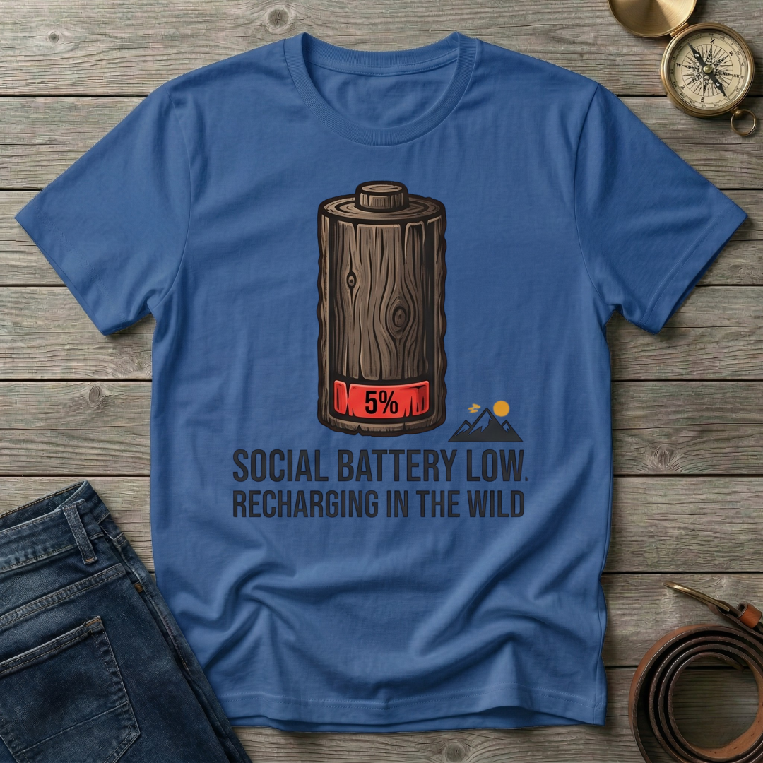 SOCIAL BATTERY LOW  T-SHIRT