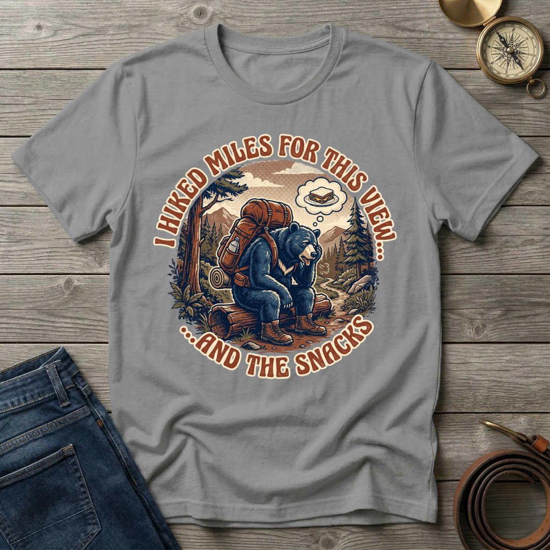 I HIKED MILES T-SHIRT