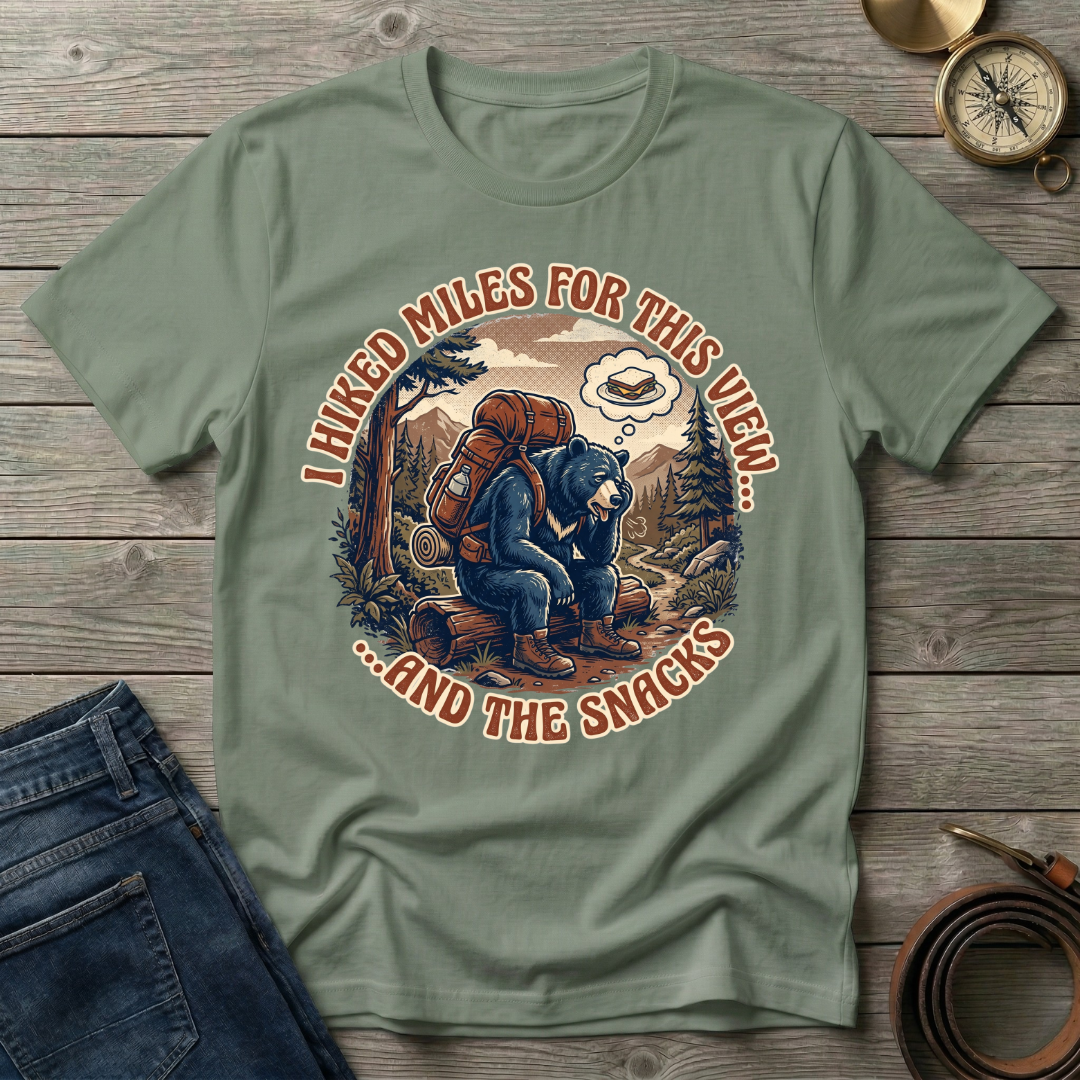 I HIKED MILES T-SHIRT