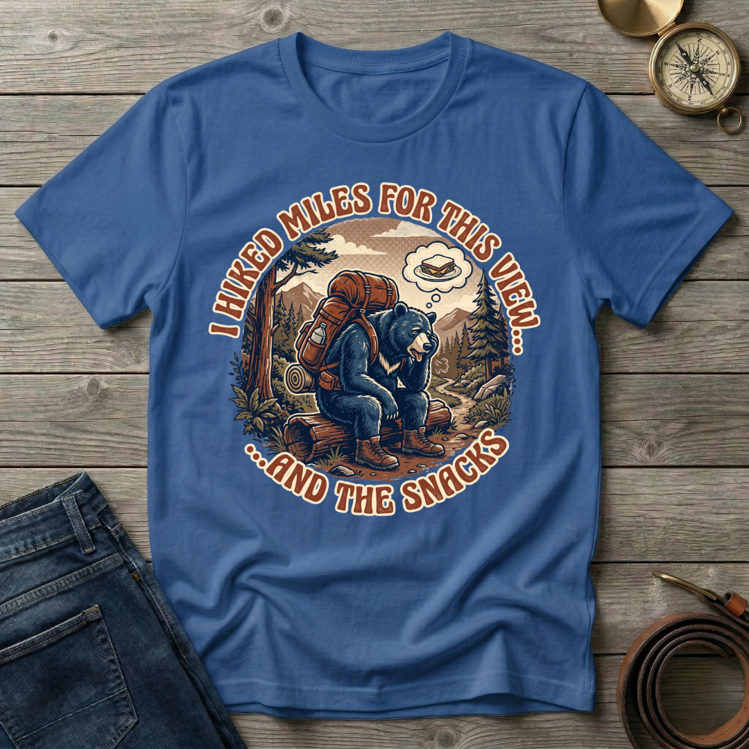 I HIKED MILES T-SHIRT