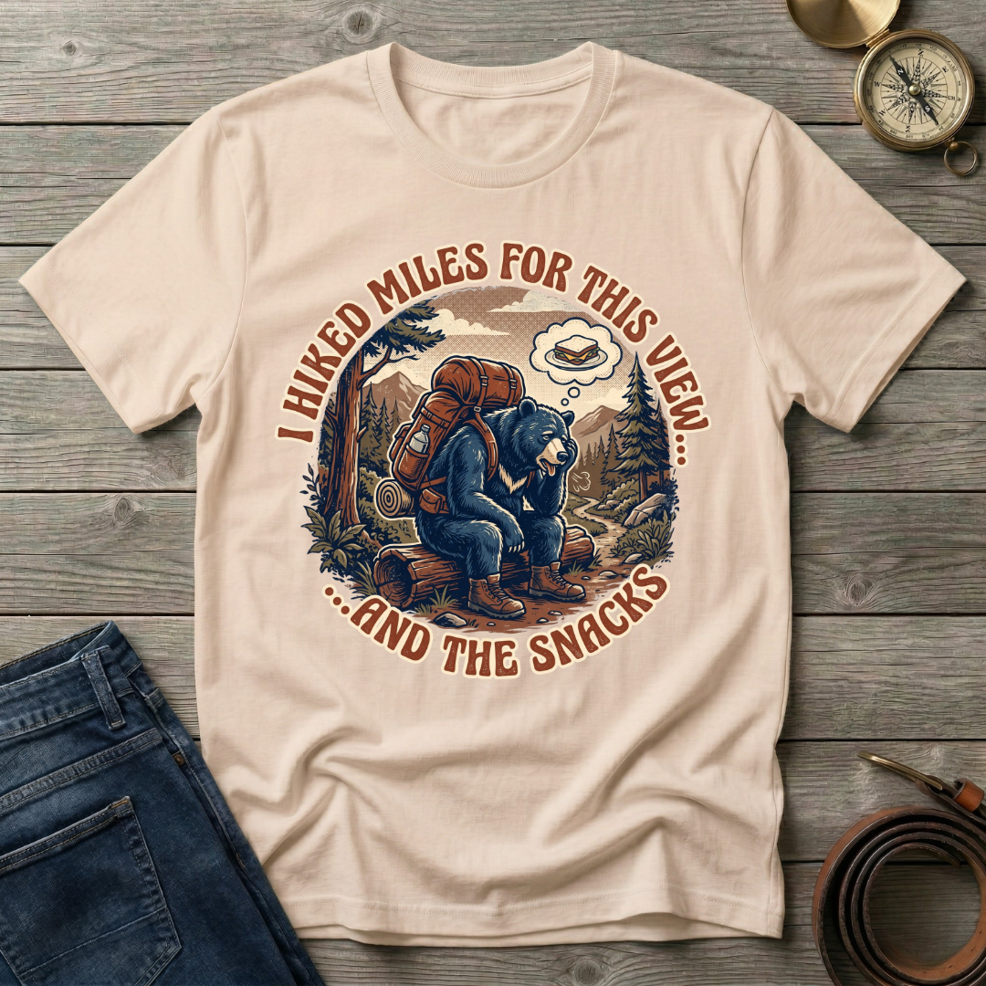 I HIKED MILES T-SHIRT