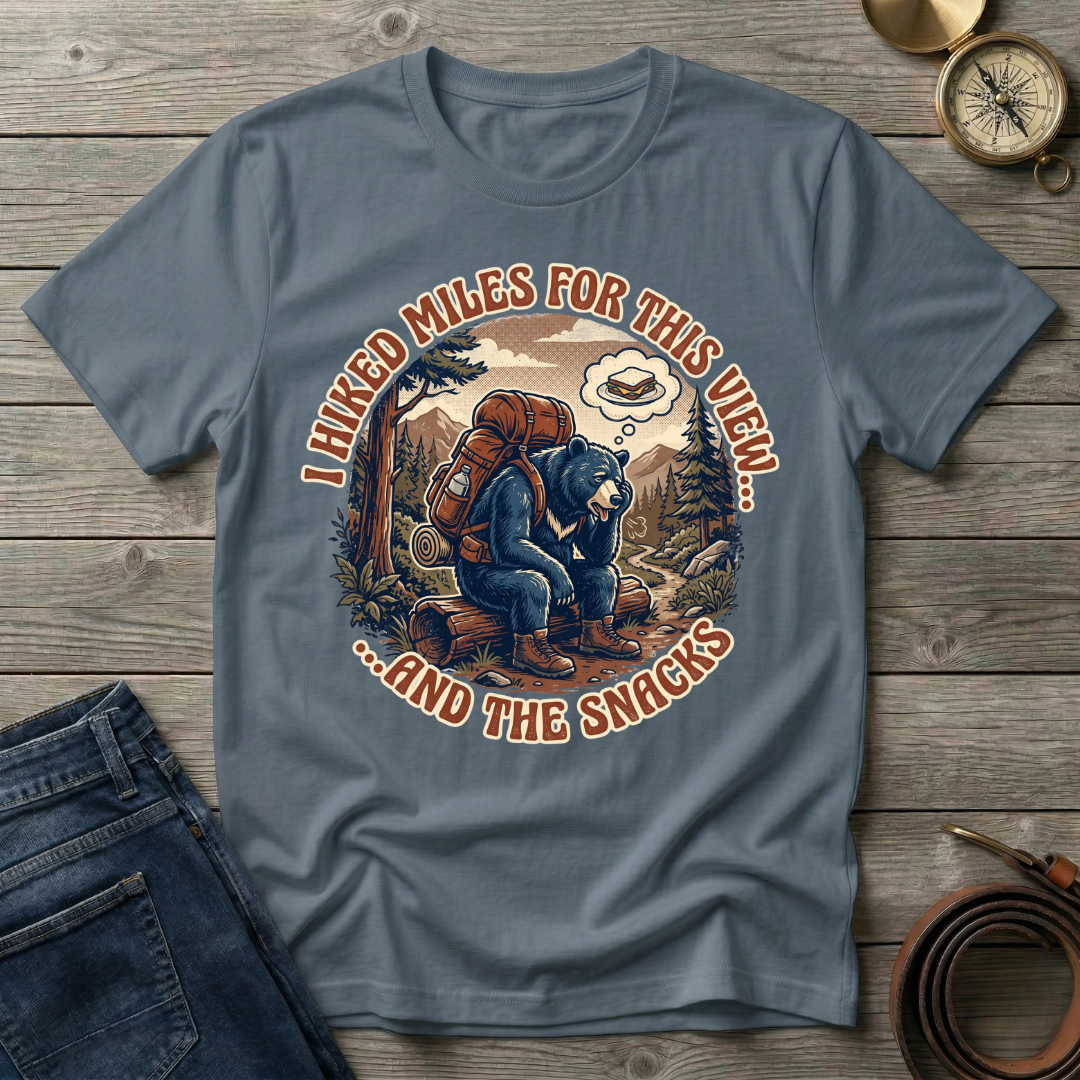 I HIKED MILES T-SHIRT