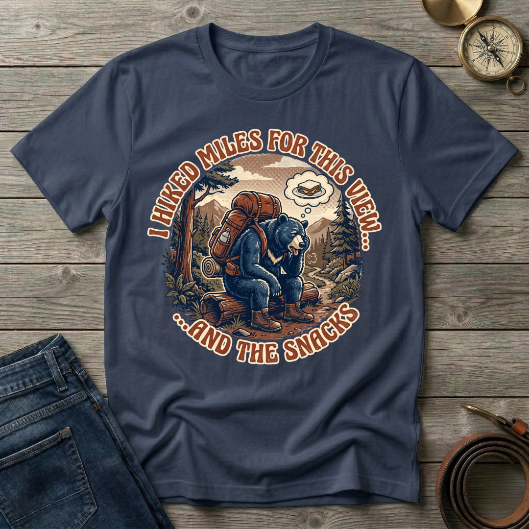 I HIKED MILES T-SHIRT