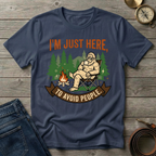 I'M JUST HERE T-SHIRT