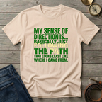 MY SENSE OF DIRECTION IS.. T-SHIRT
