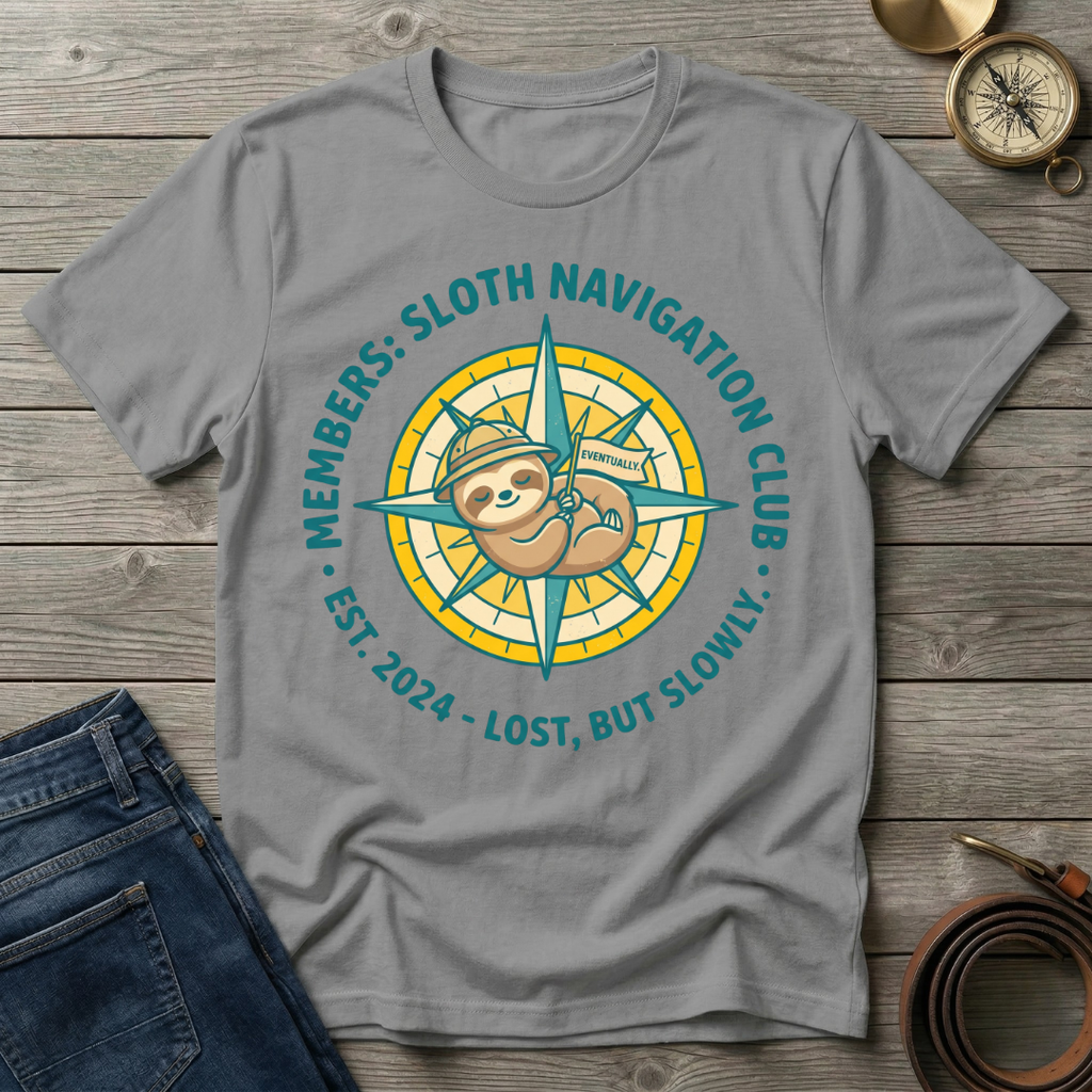 SLOTH NAVIGATION CLUB  T-SHIRT