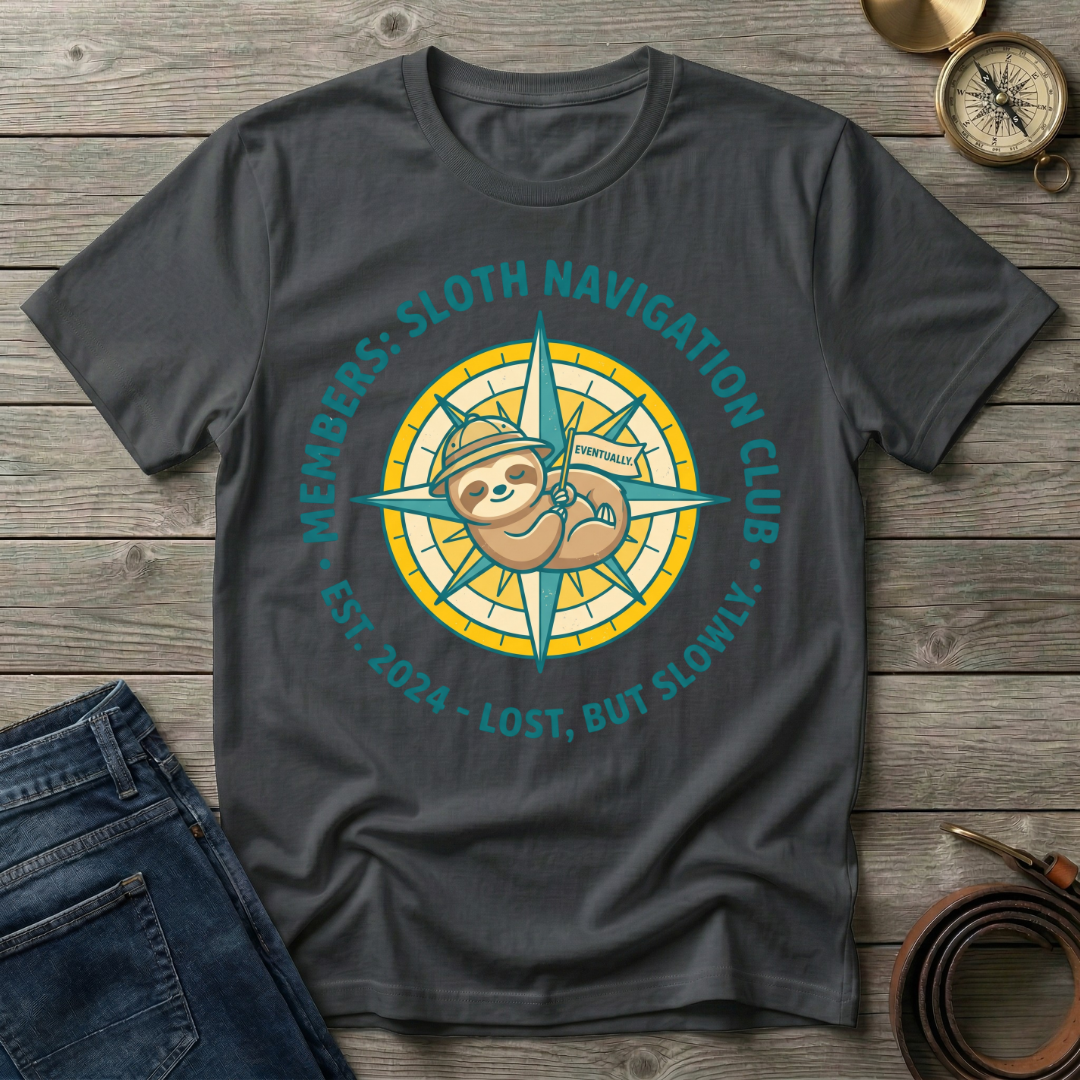 SLOTH NAVIGATION CLUB  T-SHIRT