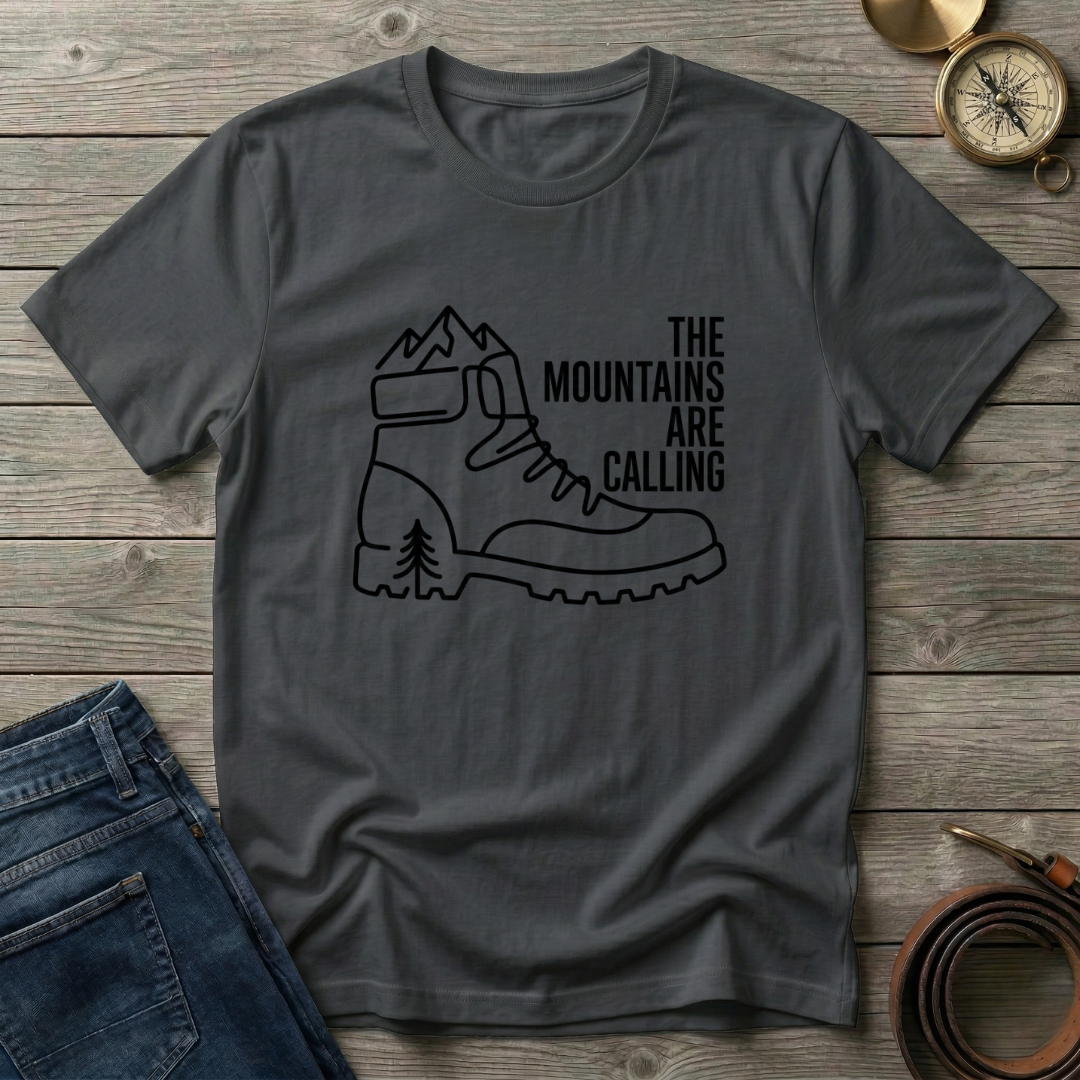 THE MOUNTAINS ARE CALLING T-SHIRT