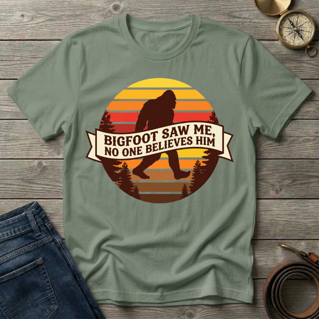 BIGFOOT SAW ME T-SHIRT