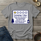 CAMPING 1 STAR T-SHIRT