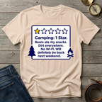 CAMPING 1 STAR T-SHIRT