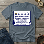 CAMPING 1 STAR T-SHIRT