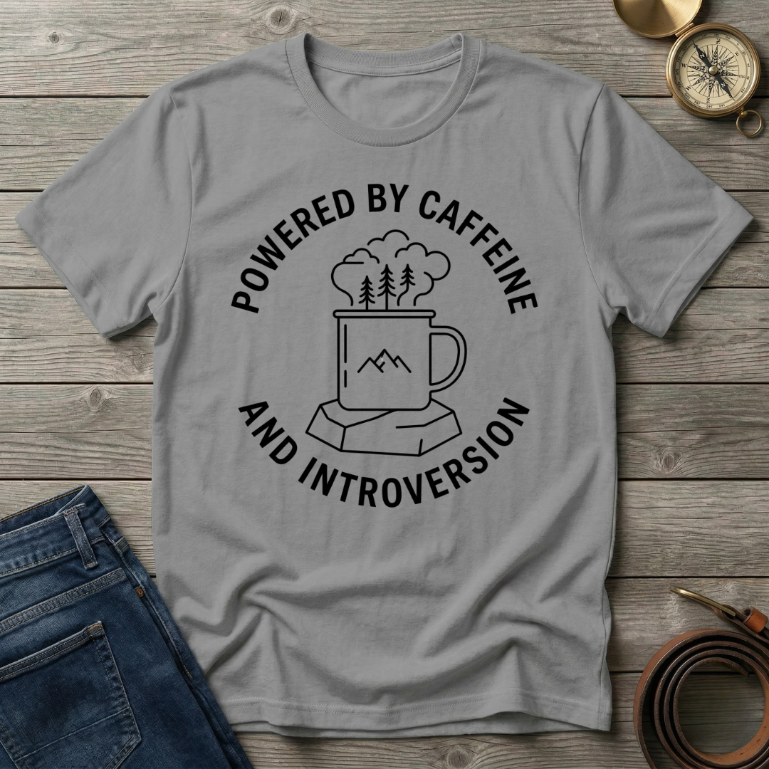 POWERED BY CAFFEINE T-SHIRT