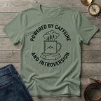 POWERED BY CAFFEINE T-SHIRT