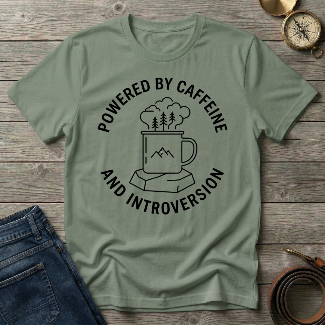 POWERED BY CAFFEINE T-SHIRT