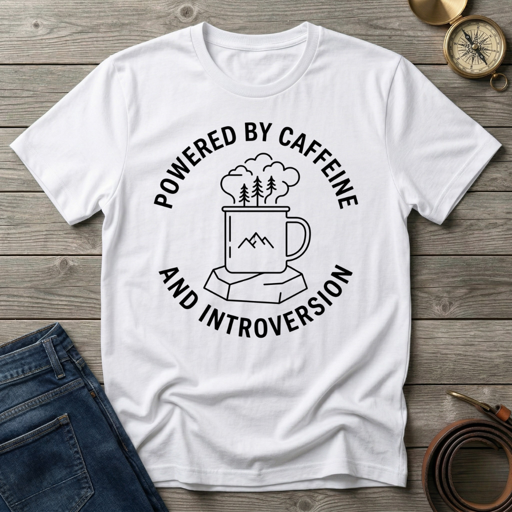POWERED BY CAFFEINE T-SHIRT