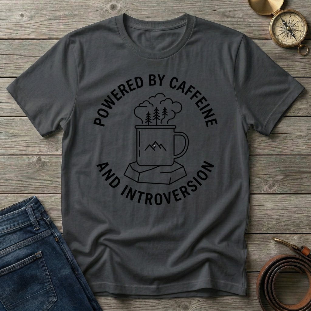 POWERED BY CAFFEINE T-SHIRT