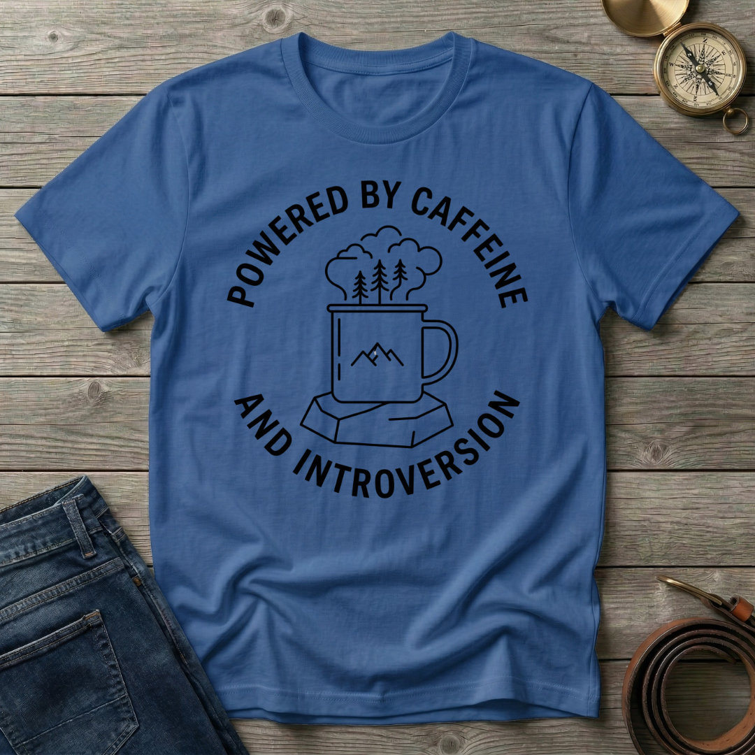 POWERED BY CAFFEINE T-SHIRT