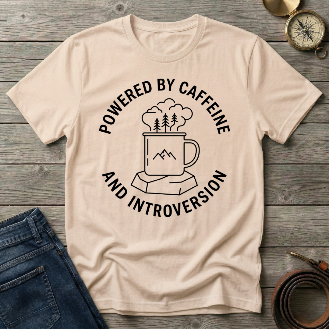 POWERED BY CAFFEINE T-SHIRT