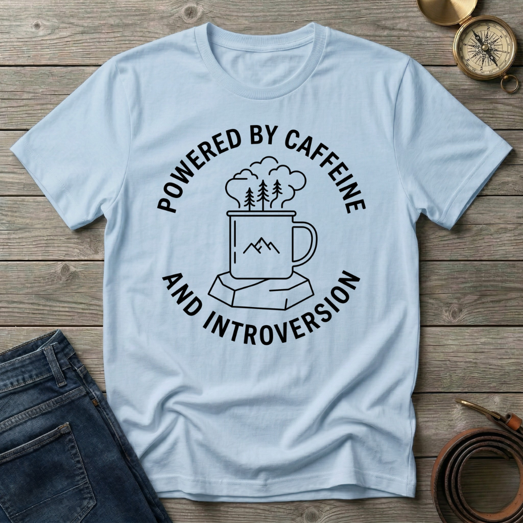 POWERED BY CAFFEINE T-SHIRT