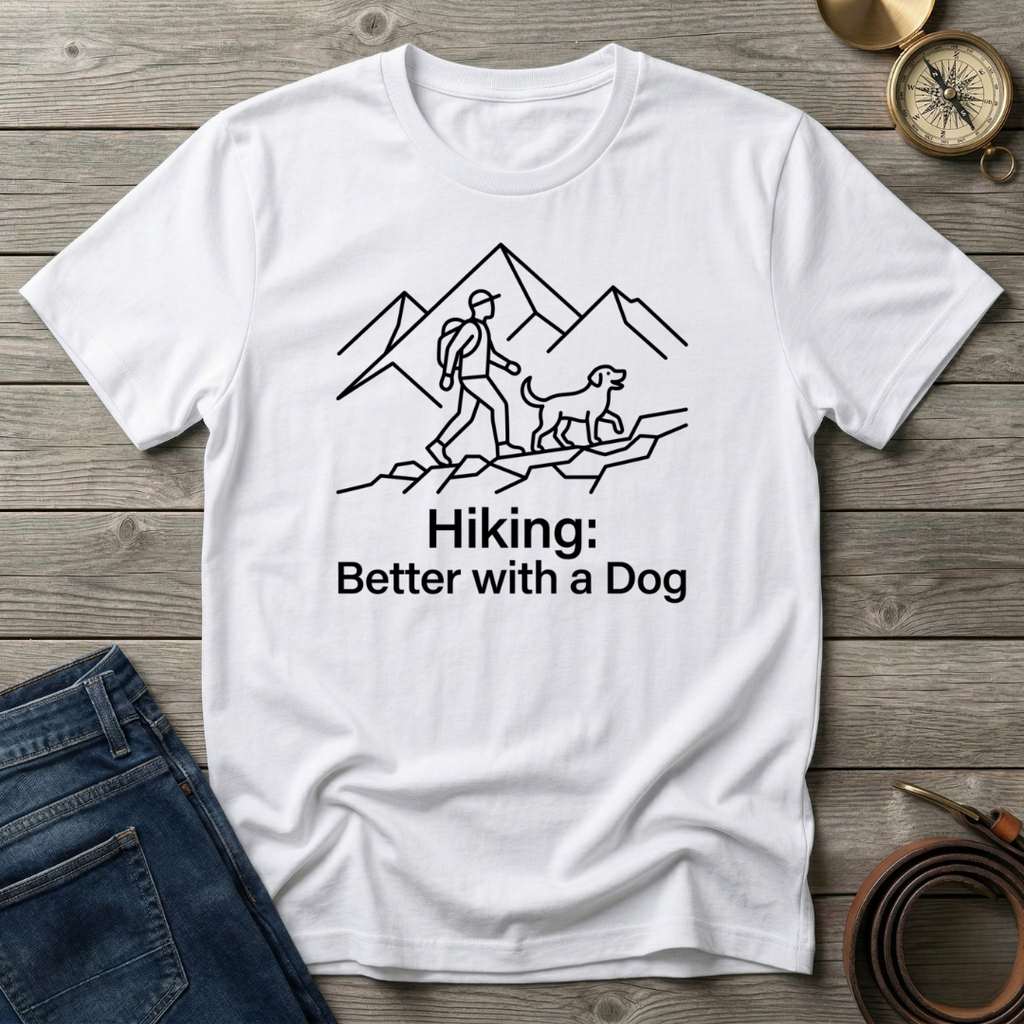 BETTER WITH A DOG T-SHIRT