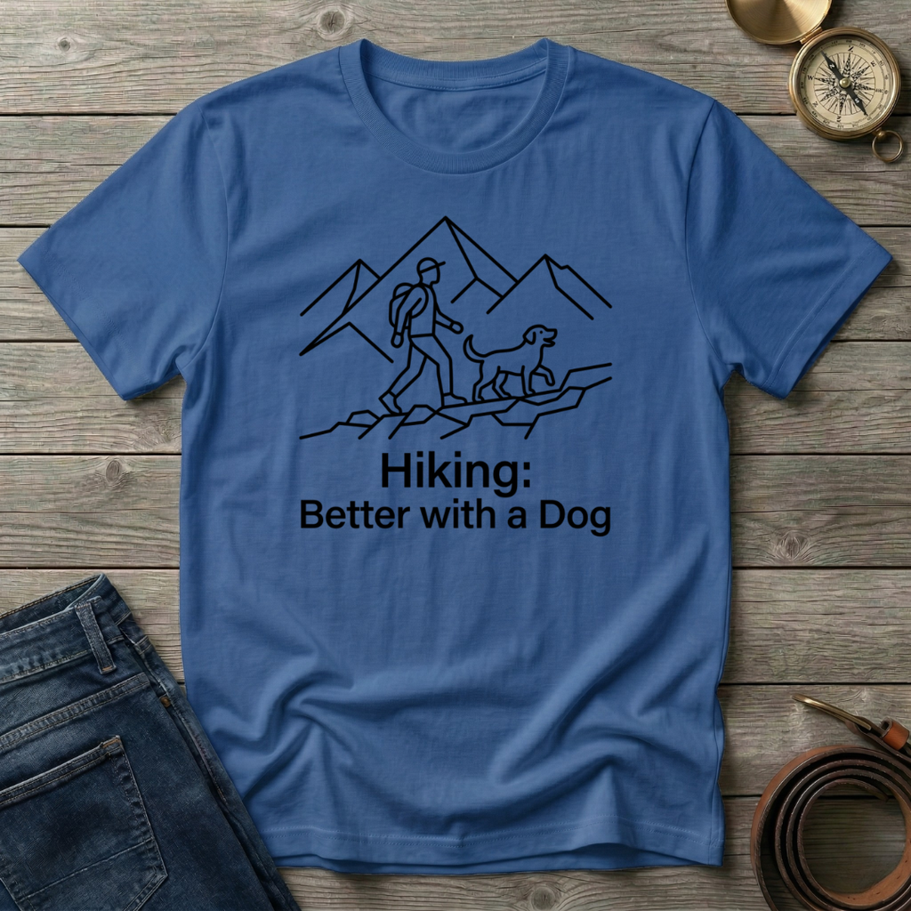 BETTER WITH A DOG T-SHIRT