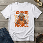 HIKING TO AVOID PEOPLE T-SHIRT