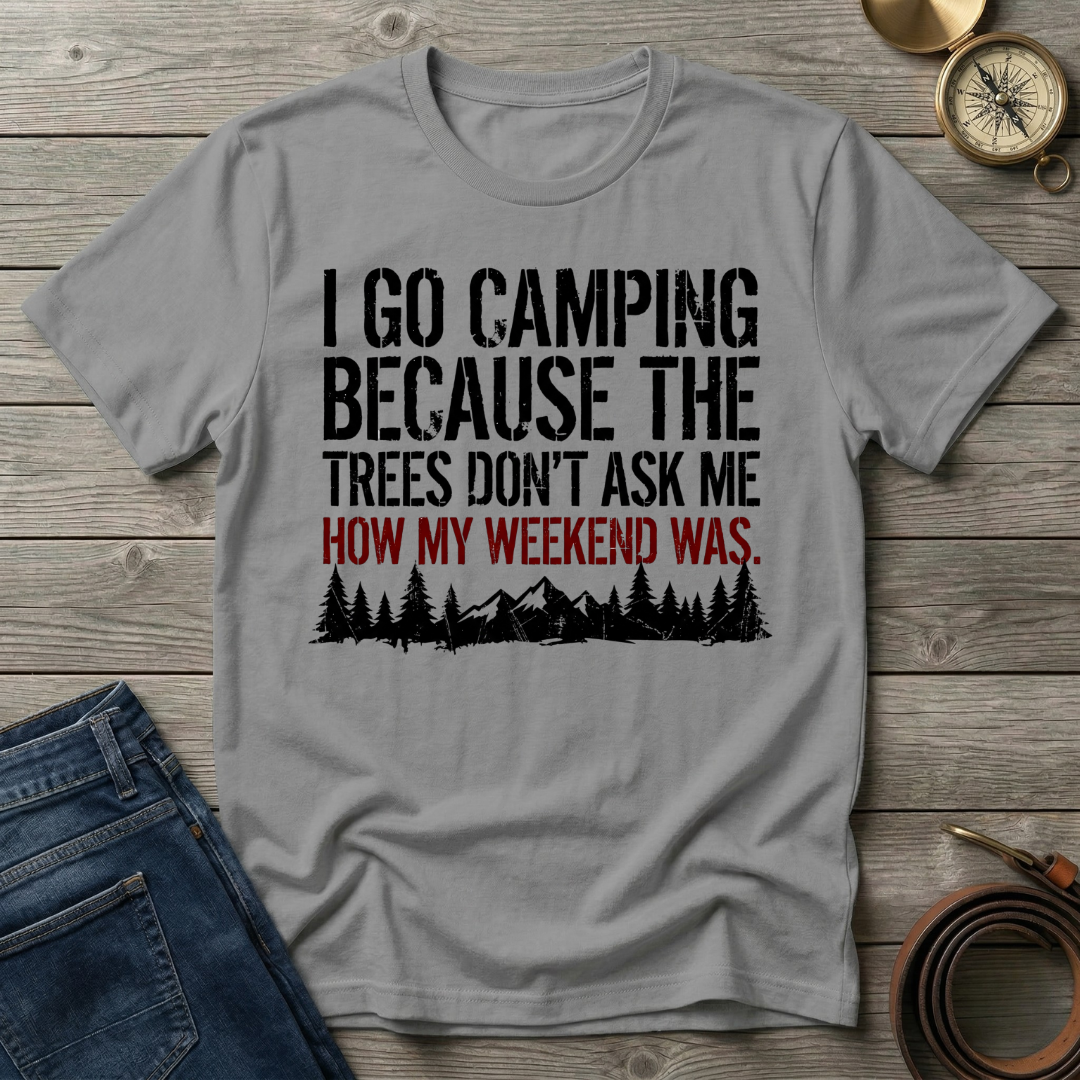I GO CAMPING T-SHIRT