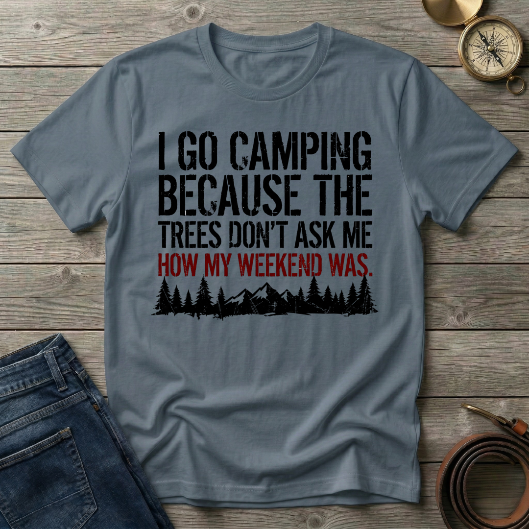 I GO CAMPING T-SHIRT