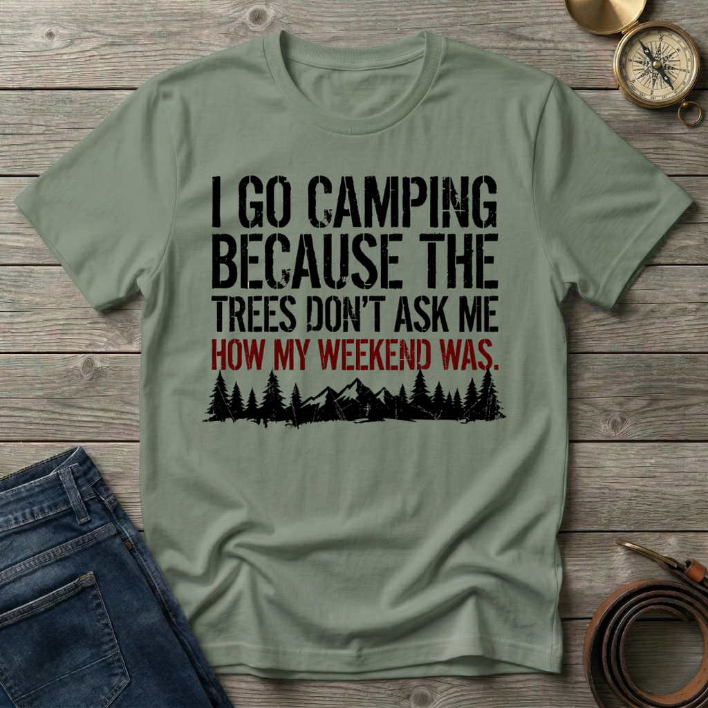 I GO CAMPING T-SHIRT