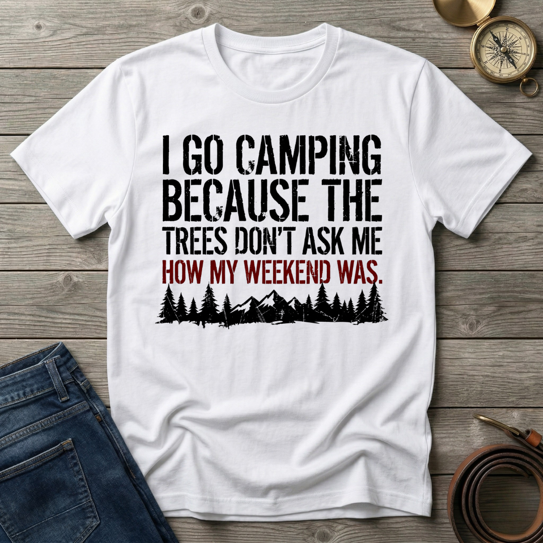 I GO CAMPING T-SHIRT