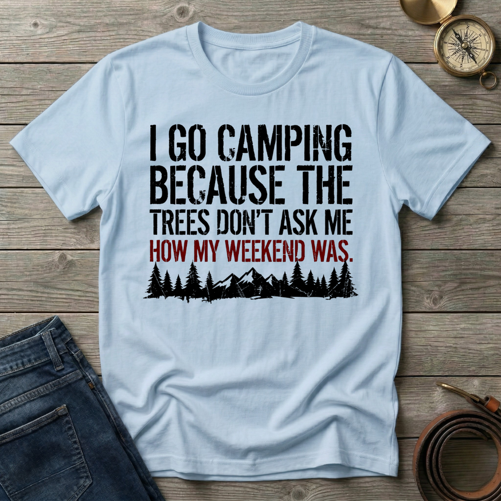 I GO CAMPING T-SHIRT